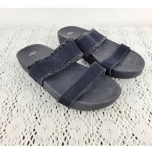 Bear Traps Giana Black Platform Summer Sandals Shoes Women's Size 8